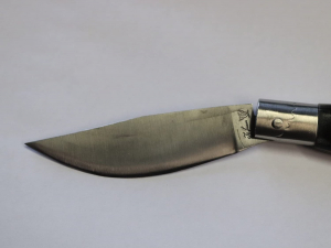 COLTELLO PATTADA SARDO MANICO GREZZO CORNO MONTONE LAMA PANC. CM 9,5.