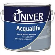 ACQUALIFE SMALTO VERNICE ALL'ACQUA UNIVER LT 2,50  BIANCO.