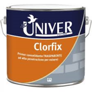 CLORFIX  PIGMENT. PRIMER FISSAT. CONSOLID.  SINTE UNIVER  LT 15  BIANCO.