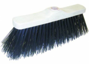 SCOPA INDUSTRIALE PVC NERO CM. 27  S/ MANIC. MOD. EKO  PER ESTERNI*
