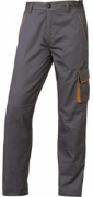 PANTALONI DA LAVORO DELTAPLUS PANOSTYLE M6PAN. GRIGIO-ARANCIO.