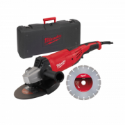 Kit smerigliatrice 2200W AG 22-230 D-SET + valigetta + disco diamantato MILWAUKEE.