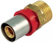 RACCORDO MULTISTRATO DRITTO MASCHIO 1/2 x 16  A PRESSARE  TIEMME.