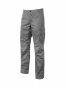 PANTALONI U.POWER MOD. BALTIC COTONE 295 GR. STRETCH SLIM FIT GREY IRON.