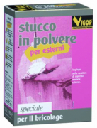 STUCCO IN POLVERE VIGOR P/ESTERNO KG. 1. * *