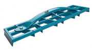 FRATTONE ACCIAIO 8 LAME RASATORE ROBOT TELAIO ALLUM. 650 GR. 90X450 MM.  FT.*