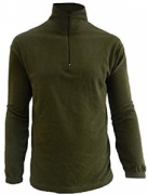 FELPE IN MICROPILE RANGER SPORT VERDE MILITARE.