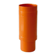 RACCORDO DI RIPARAZIONE PVC ARANCIO DIAM. 80.