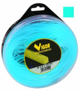 FILO DECESPUGLIATORI VIGOR QUADRO ALU-BLU 30MT D.MM. 4. *