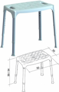 SGABELLO SEDIA DA BAGNO REGOLANBILE PER DISABILI.