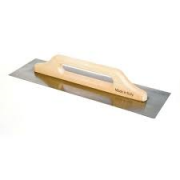 FRATTONE ACCIAIO FT. DURAFLEX LISCIO MANICO LEGNO 10X48 CM.. 6/10*