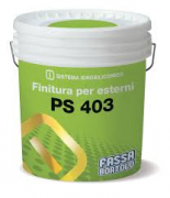 PS 403 PITTURA IDROSILICONICA PER ESTERNI SUPER TRASP. LT 14  fascia 1.