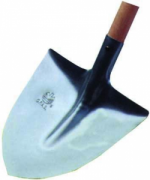 BADILE ACCIAIO CON MANICO LEGNO OFAS GR.850. *