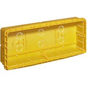 SCATOLA DERIVAZIONE DA INCASSO GIALLA BTICINO 387x154x6.*