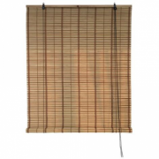 ARELLA TENDA TAPPARELLE MARRONE MOD. FOLK BAMBOO 150x300 CM.